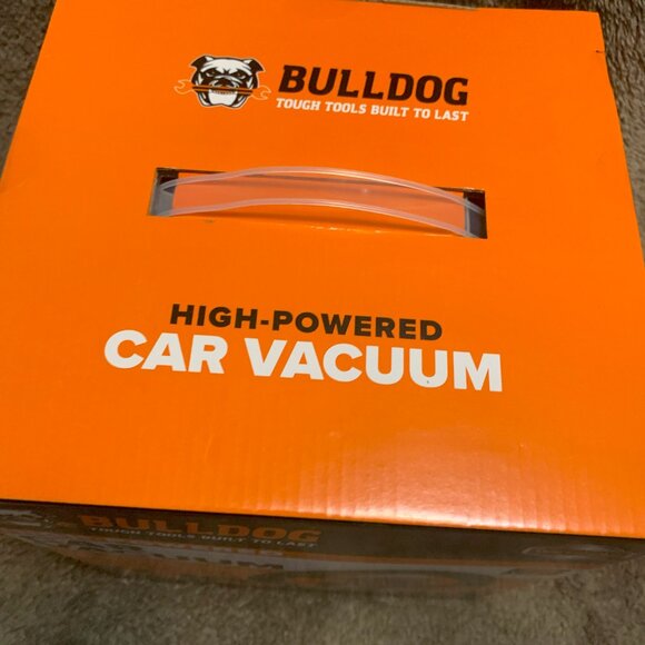 Bulldog 12 Volt Wet/Dry Canister Handheld Car Vacuum Cleaner/Inflator Orange/Blk - Picture 3 of 4
